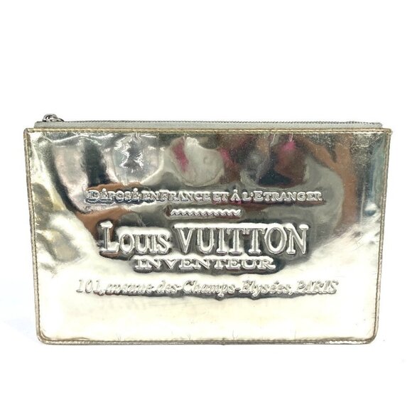 LOUIS VUITTON M95278 MonogramMiroir Pochette Pratt Pouch Clutch 2WAY Hand Bag